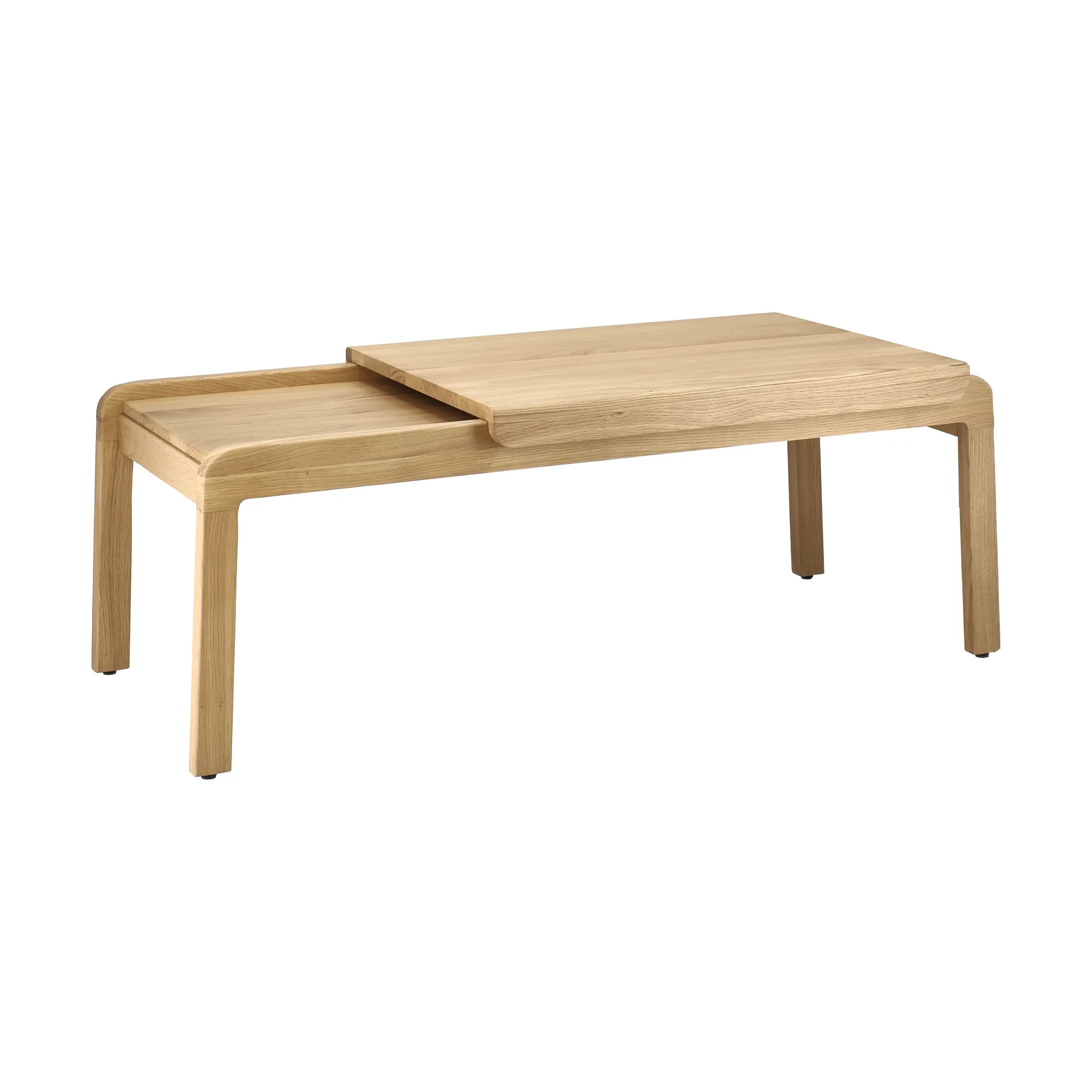Table basse Knutskog 115x52x41 cm, Chêne laqué naturel 1898