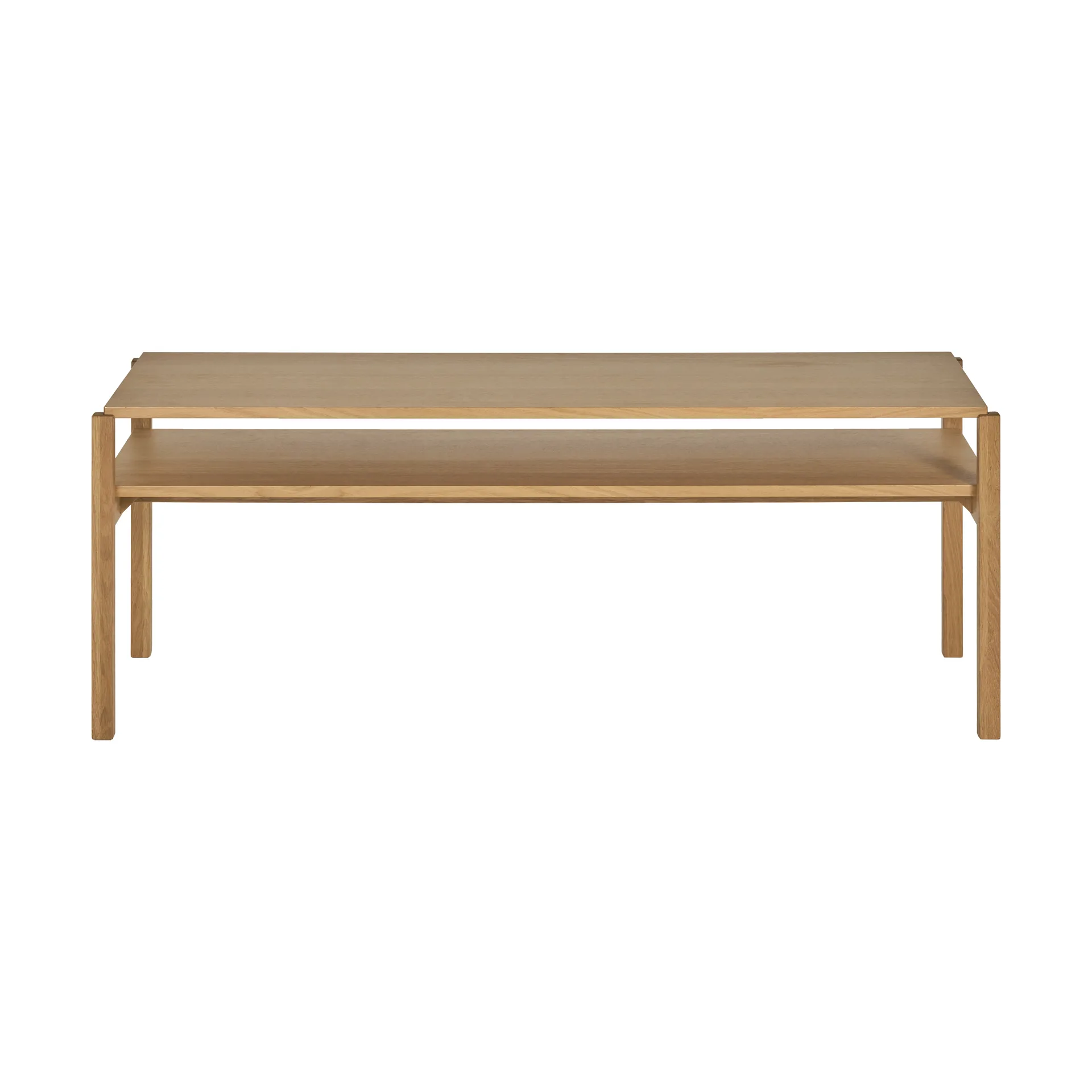 Table basse Lid, Chêne pigmenté blanc, 125×50 cm 1898