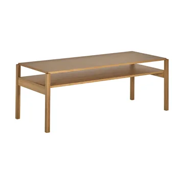 Table basse Lid - Chêne pigmenté blanc, 125×50 cm - 1898