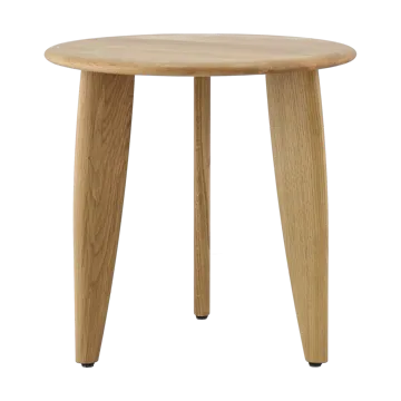 Table basse Lyckeby Ø45x44 cm - Chêne laqué naturel - 1898