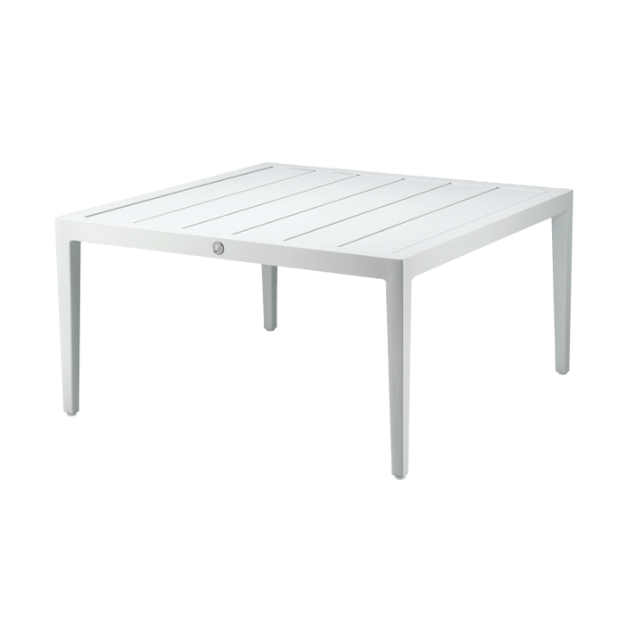 Table basse Santander 78x78x40 cm - Aluminium blanc - 1898