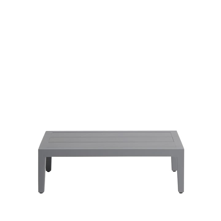 Table d'appoint Santander 75x43x24 cm - Aluminium gris - 1898