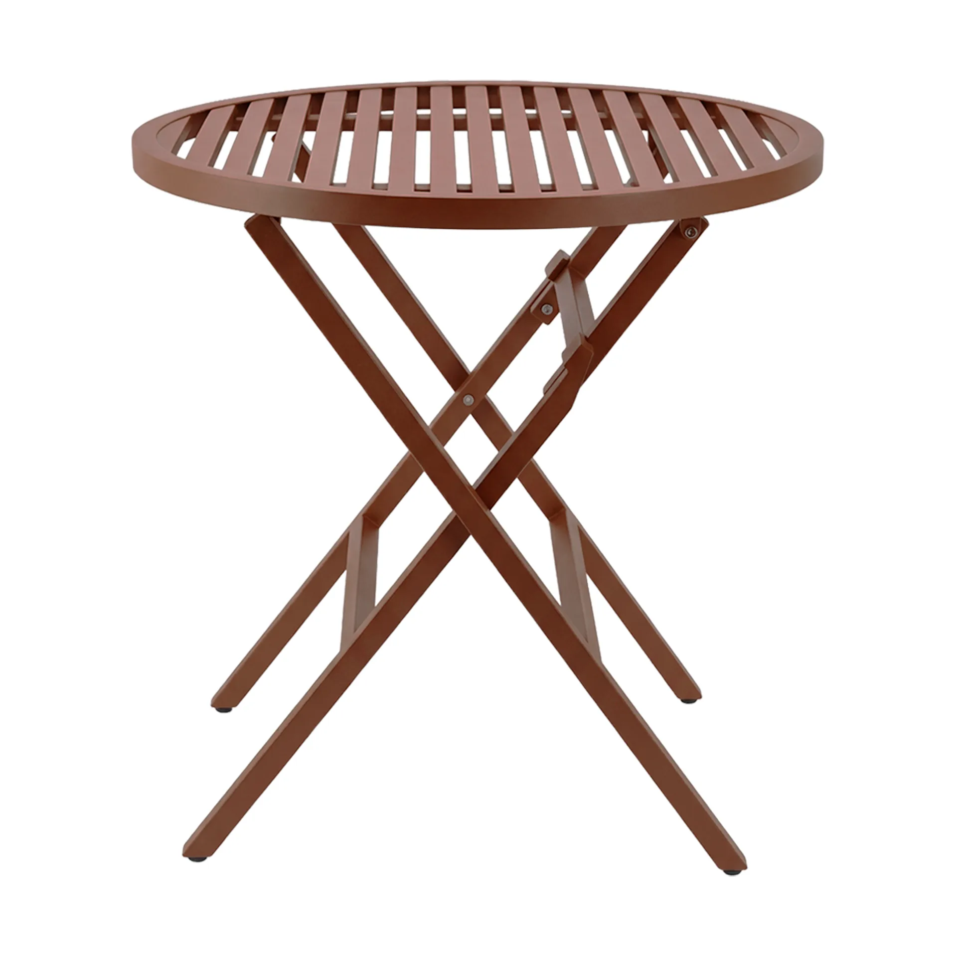 1898 Table de café Verona Burnt red, 72 cm | Design Scandinave | Tables de jardin | Rouge