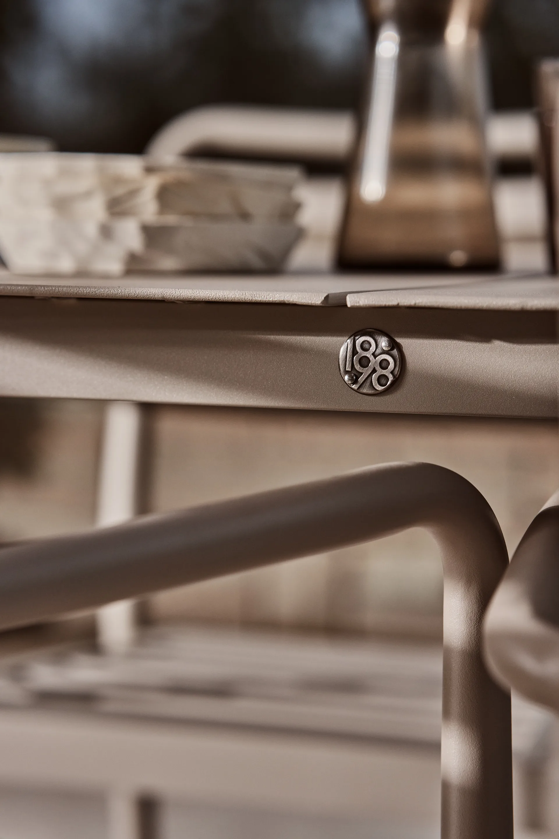 Table extensible Marsala 208-288 cm + 6 chaises Messina, Taupe,  1898