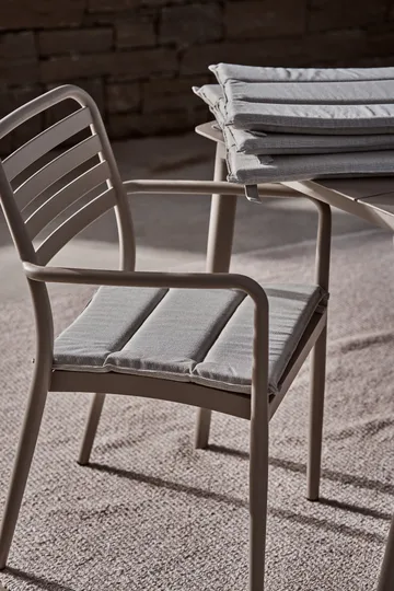 Table extensible Marsala 208-288 cm + 6 chaises Messina, Taupe - 1898