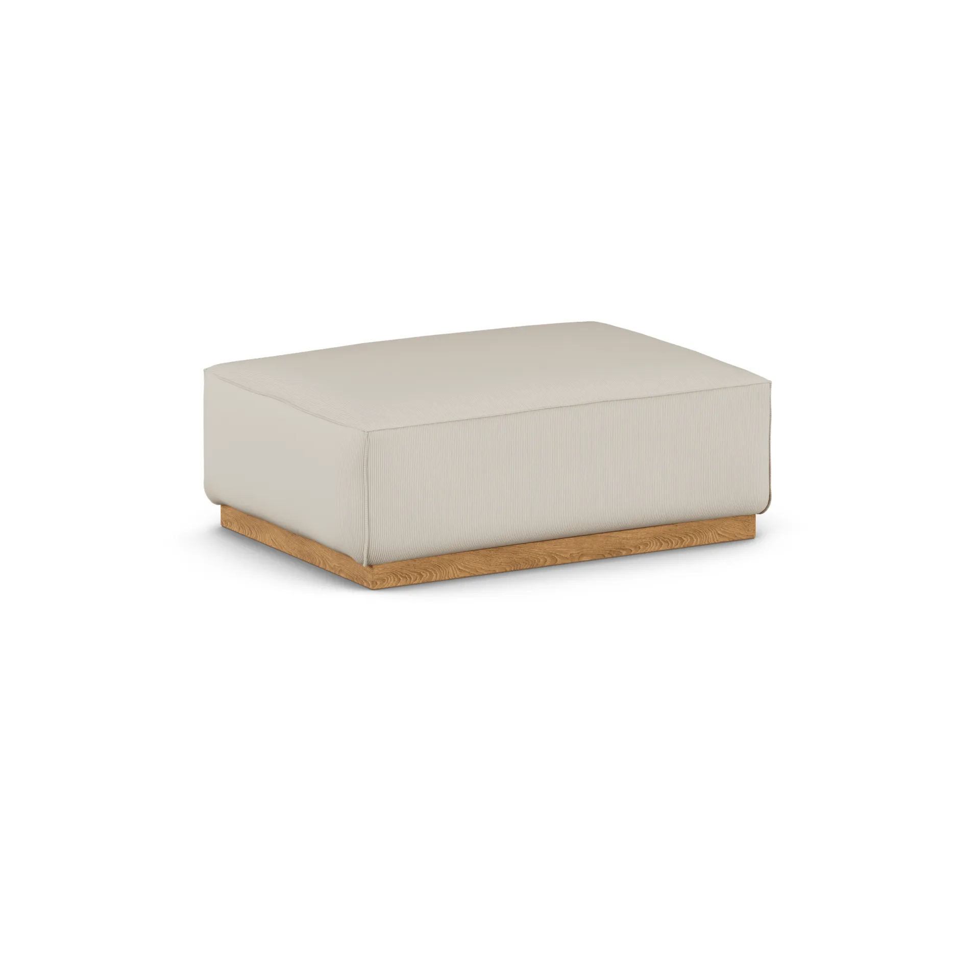 Tabouret Bergsdal, Jump beige 1956-Frêne teinté chêne 1898