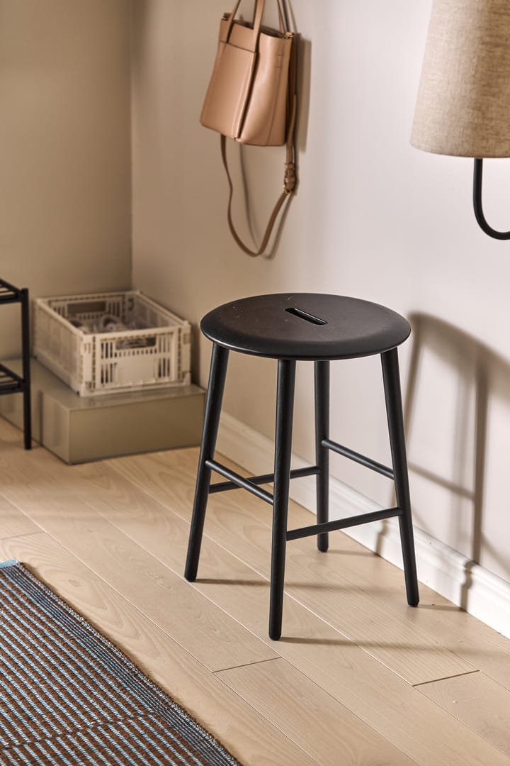 Tabouret Norrabo 45 cm, Chêne laqué noir 1898