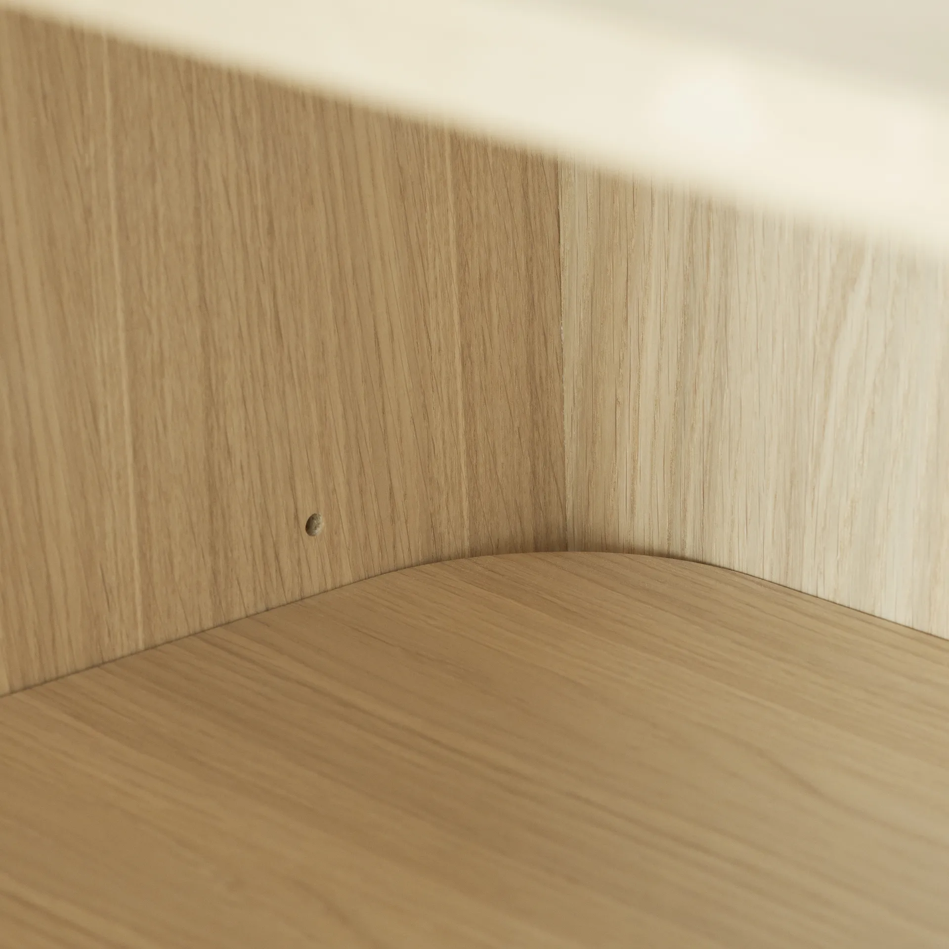 Vitrine haute Vidja, Chêne pigmenté blanc 1898