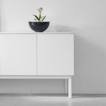 Buffet Beam - gris clair, socle en chêne huilé blanc - A2