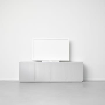 Buffet Beam - laqué blanc, socle en chêne huilé - A2