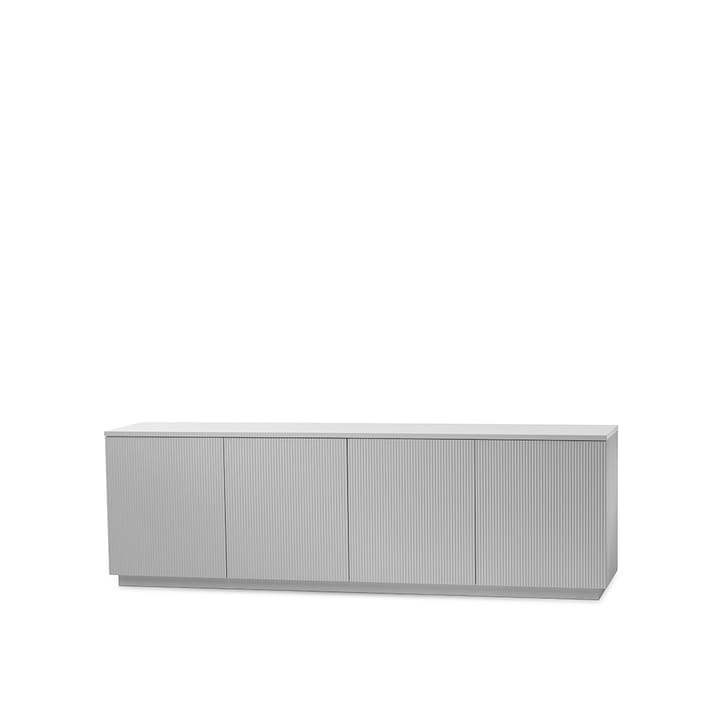 Buffet Beam - laqué gris clair, socle gris clair - A2