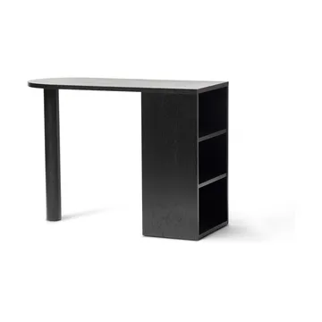 Bureau Hub - Chêne teinté noir, 100×73×43 cm - A2