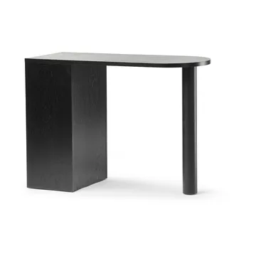 Bureau Hub - Chêne teinté noir, 100×73×43 cm - A2