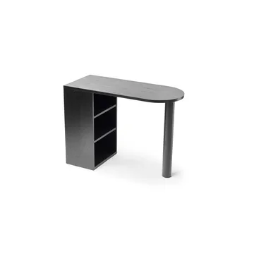 Bureau Hub - Chêne teinté noir, 100×73×43 cm - A2