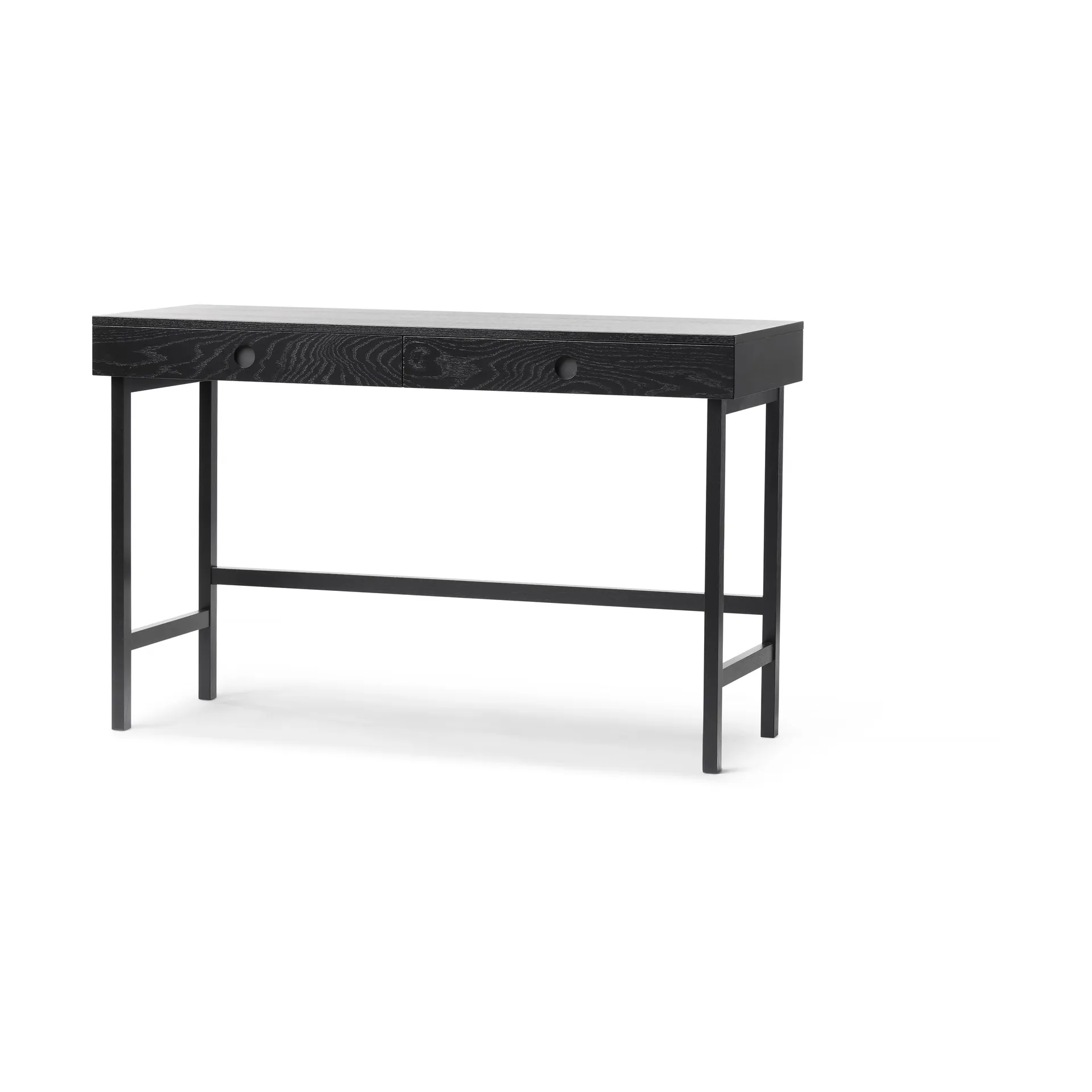 Bureau Mind, Chêne teinté noir, 118x74x44 cm A2