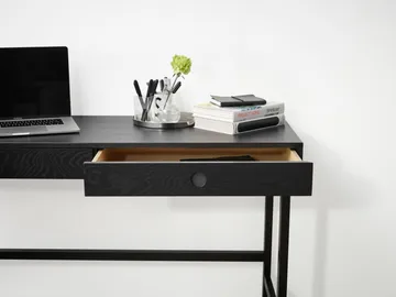 Bureau Mind - Chêne teinté noir, 118x74x44 cm - A2