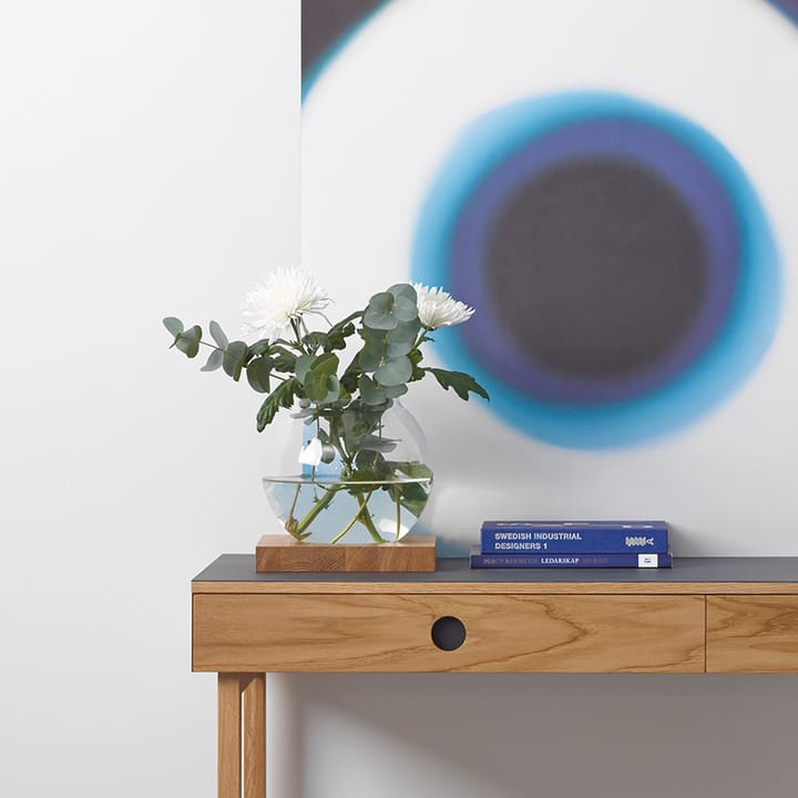 Décoration Space, chêne lasuré vert, verre A2