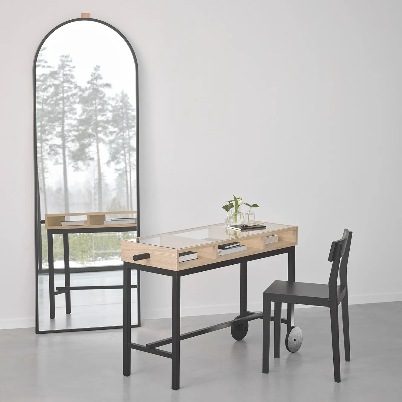  Miroir Echo, Noir A2