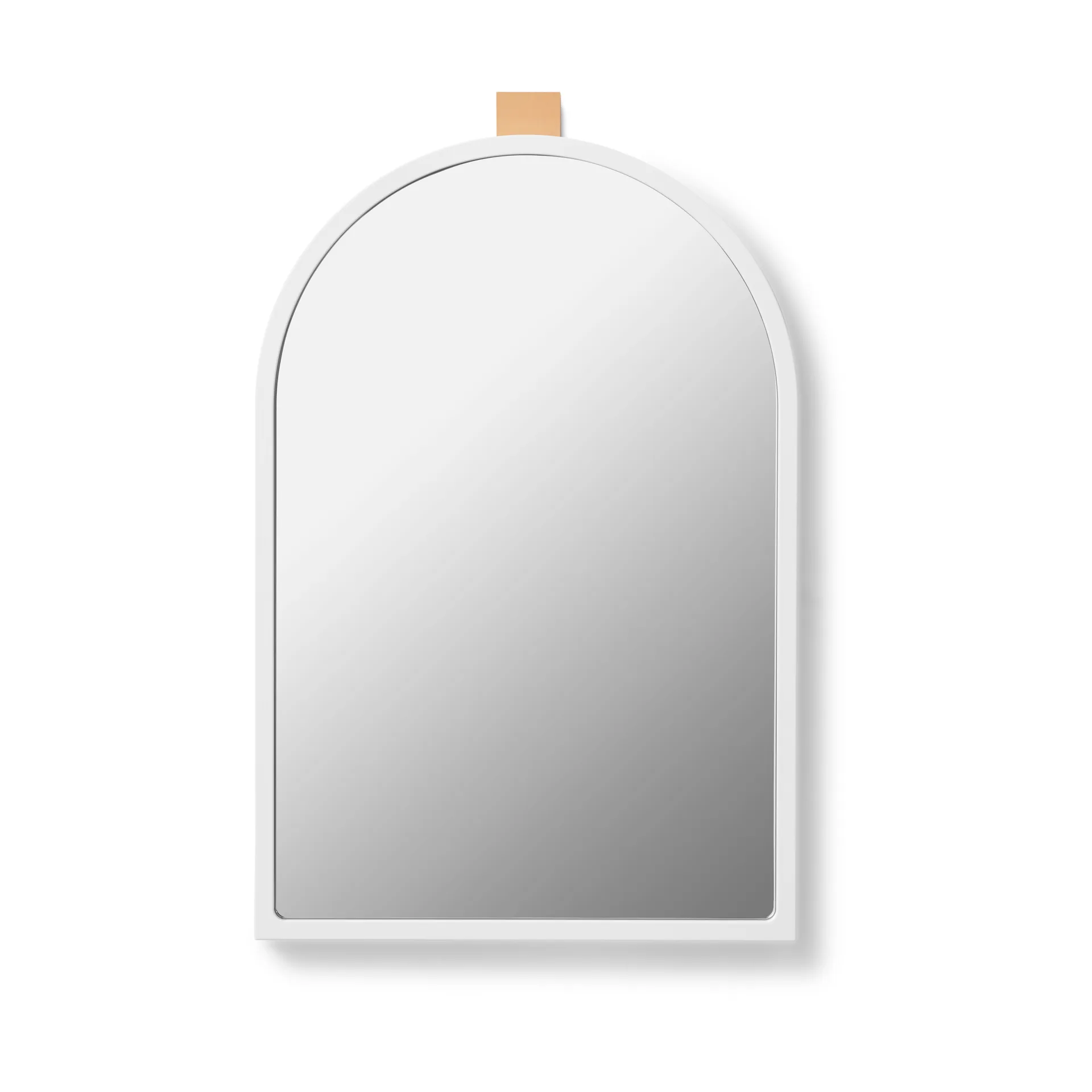 Miroir mural Echo, Blanc, 43x63 cm A2