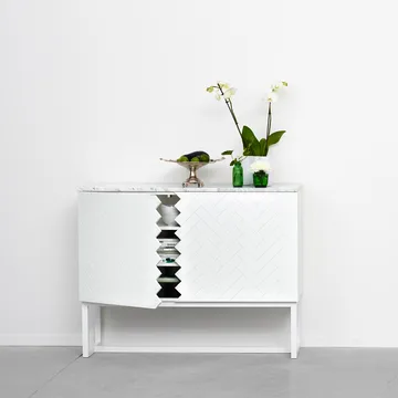Plateau Story - marbre blanc - A2