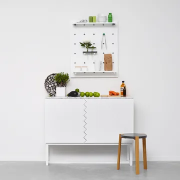 Plateau Story - marbre blanc - A2