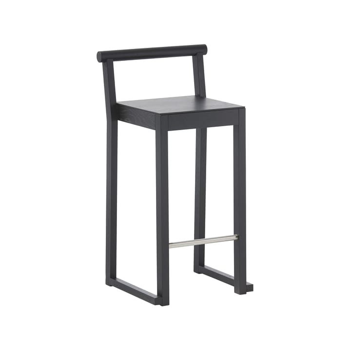 Tabouret de bar Party 66 cm - Chêne teinté noir - A2