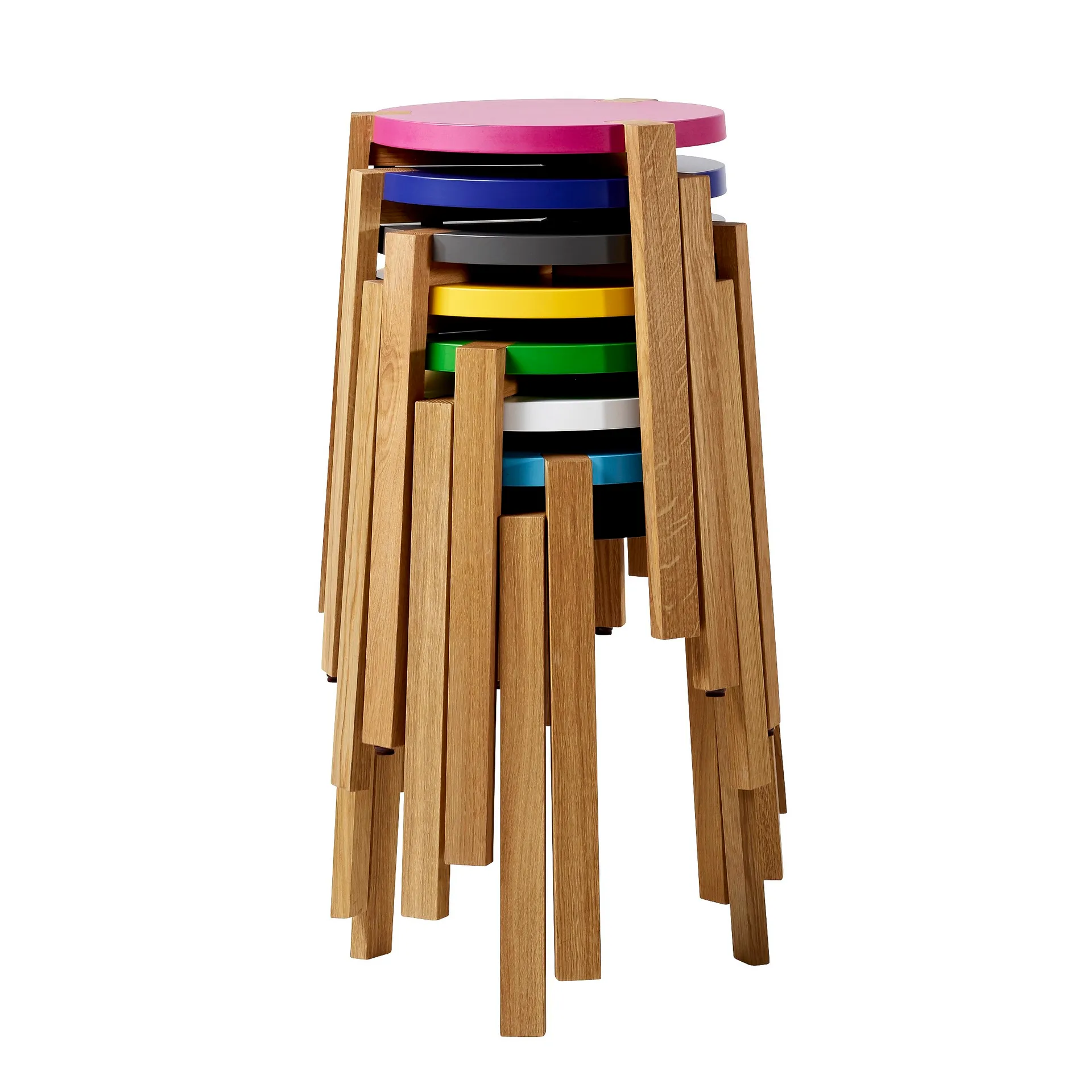Tabouret Happy, blanc A2