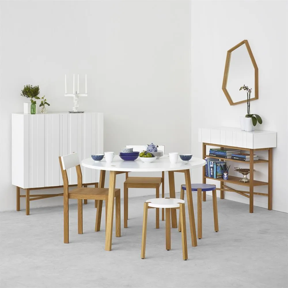 Tabouret Happy, blanc A2