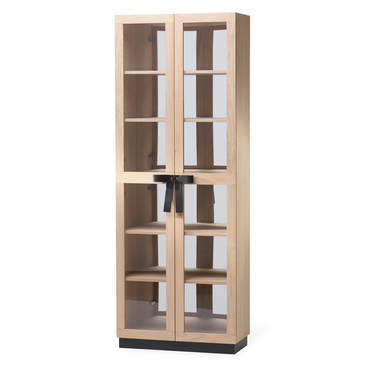 A2 Vitrine The Bow Chêne huilé blanc | Design Scandinave | Vitrines & présentoirs | Beige