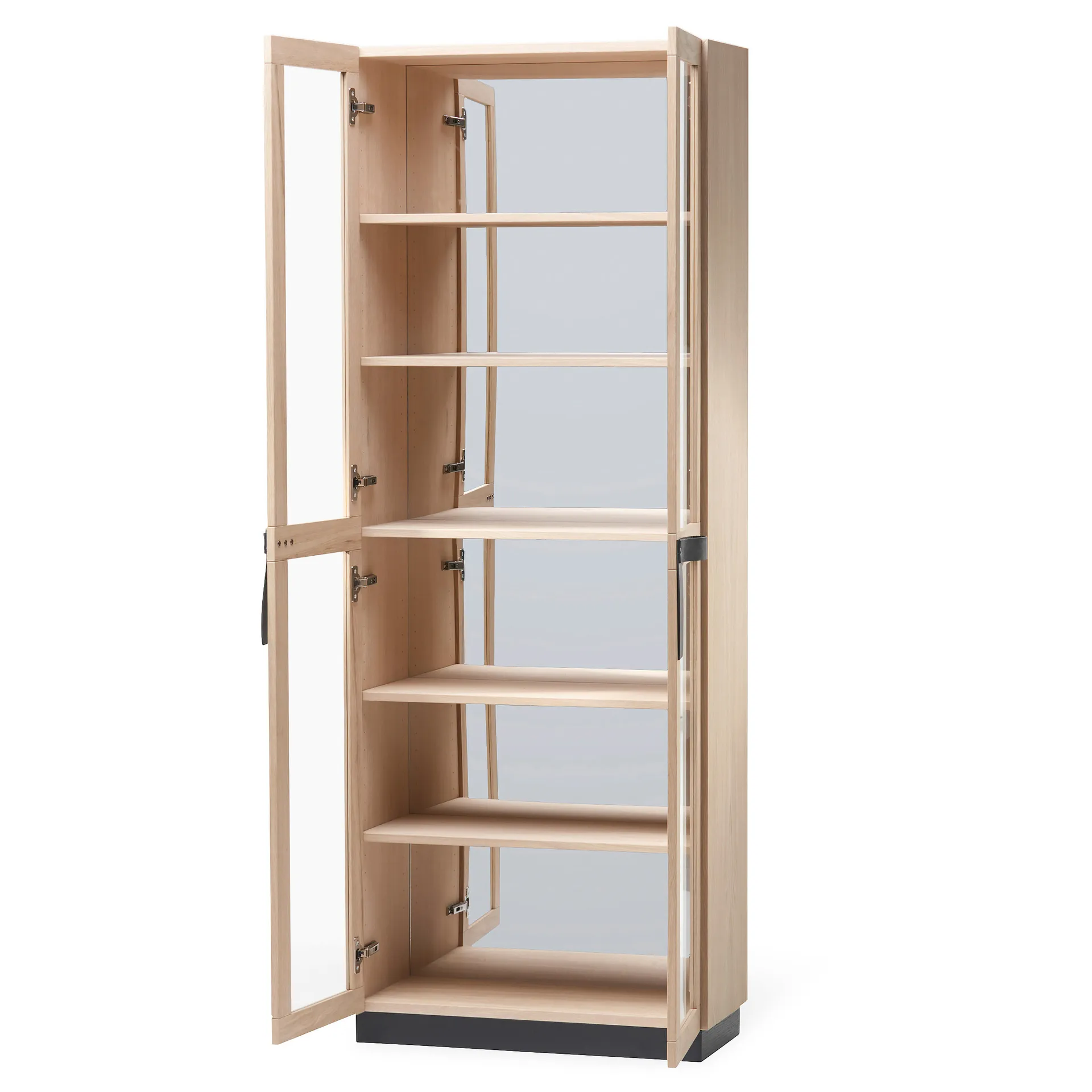 Vitrine The Bow, Chêne huilé blanc A2