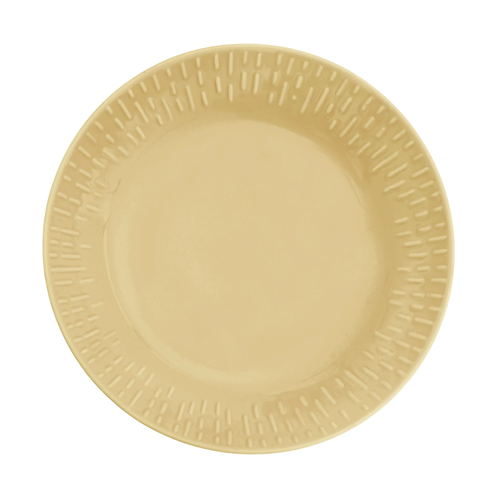 Assiette à pâtes Confetti, Mustard, Ø23 cm Aida