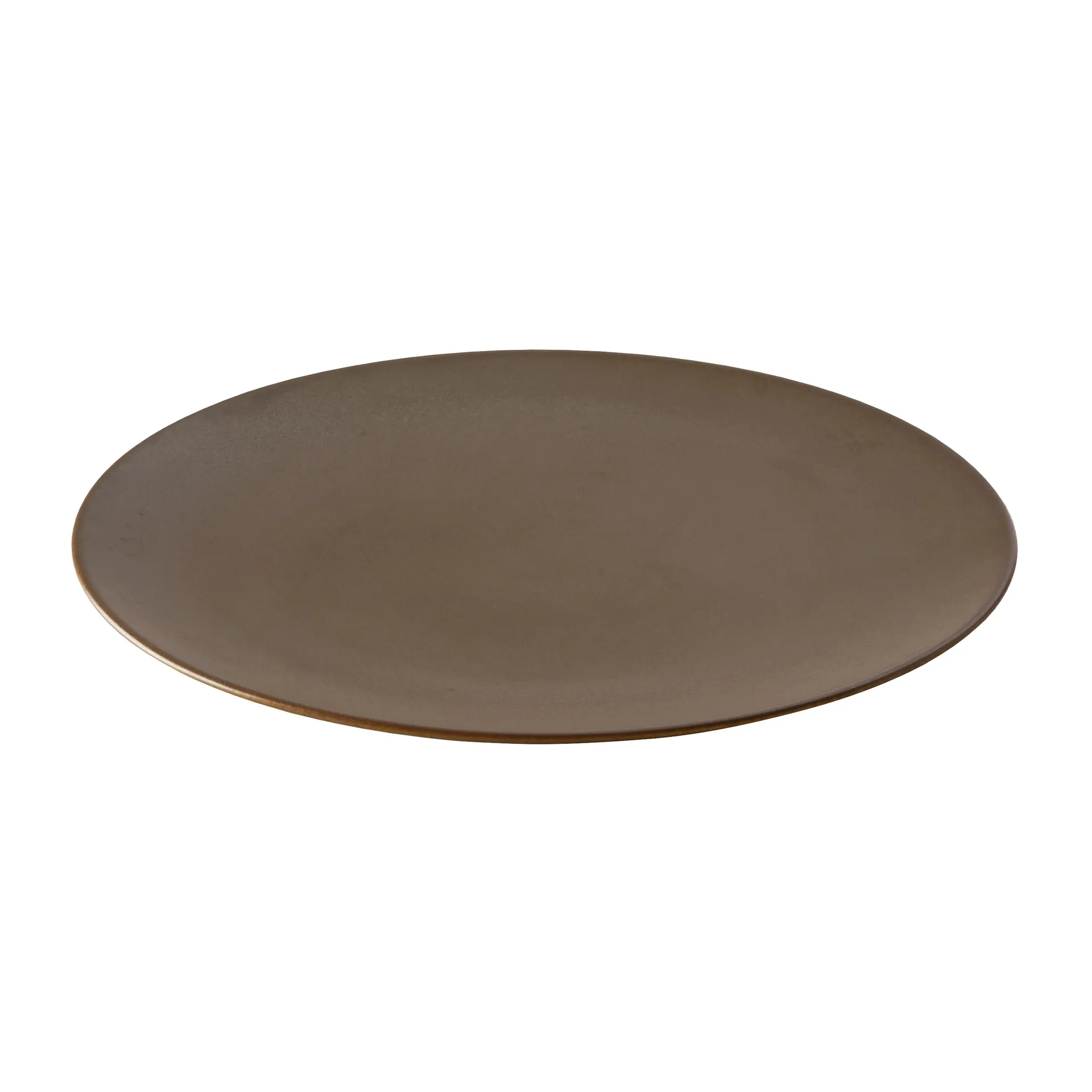 Assiette Ceramic Workshop Ø26 cm, Chestnut-matte brown Aida