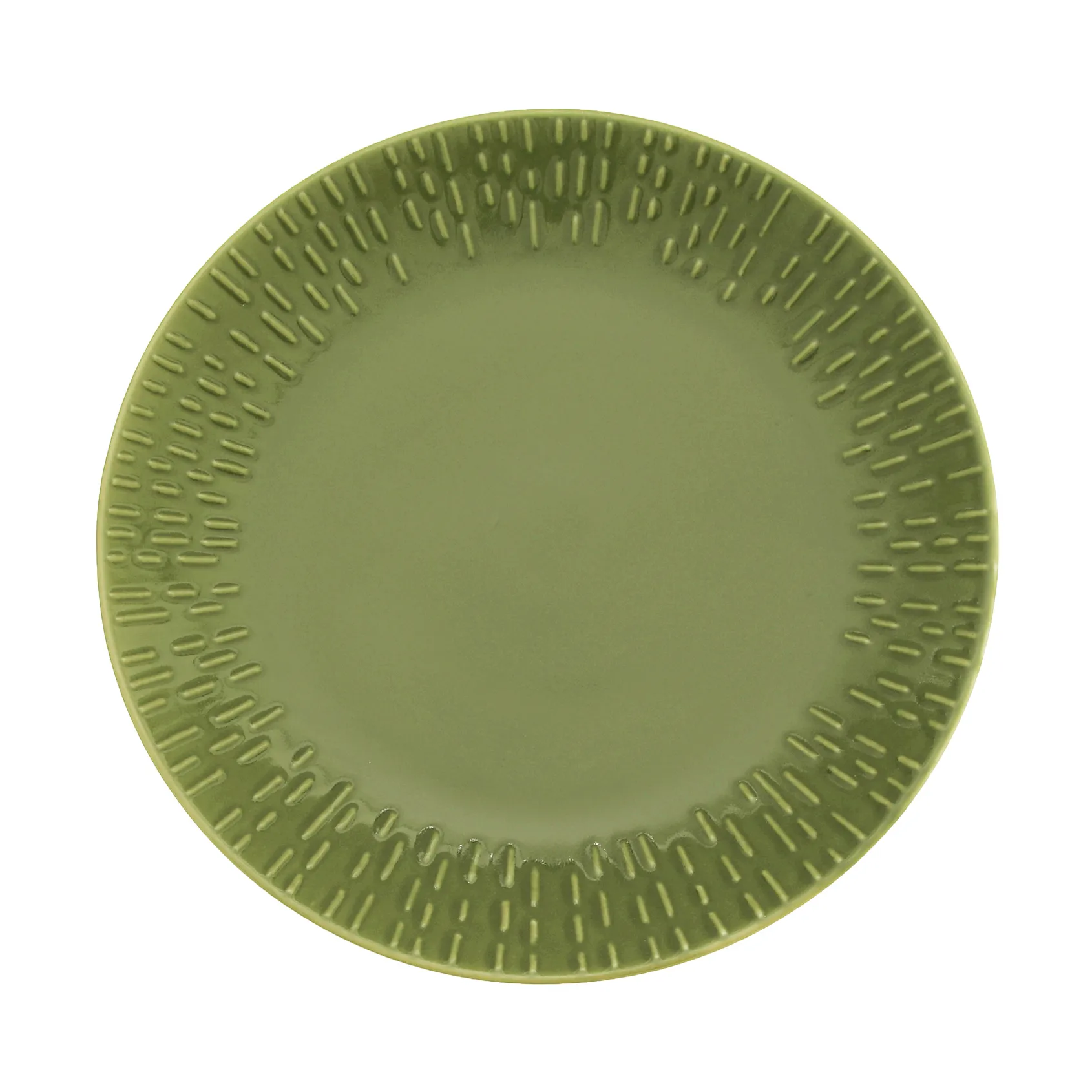 Assiette Confetti, Olive, Ø21 cm Aida