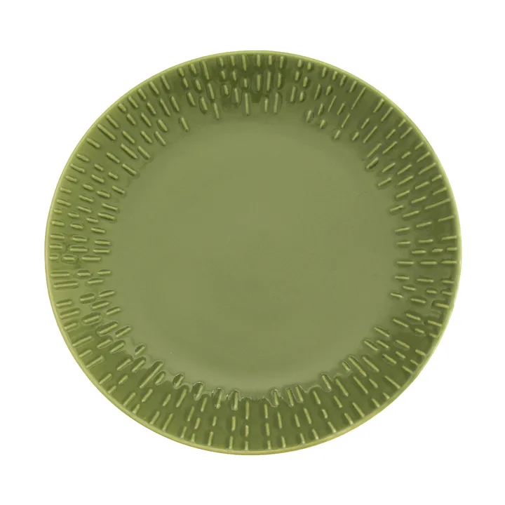 Assiette Confetti - Olive, Ø21 cm - Aida