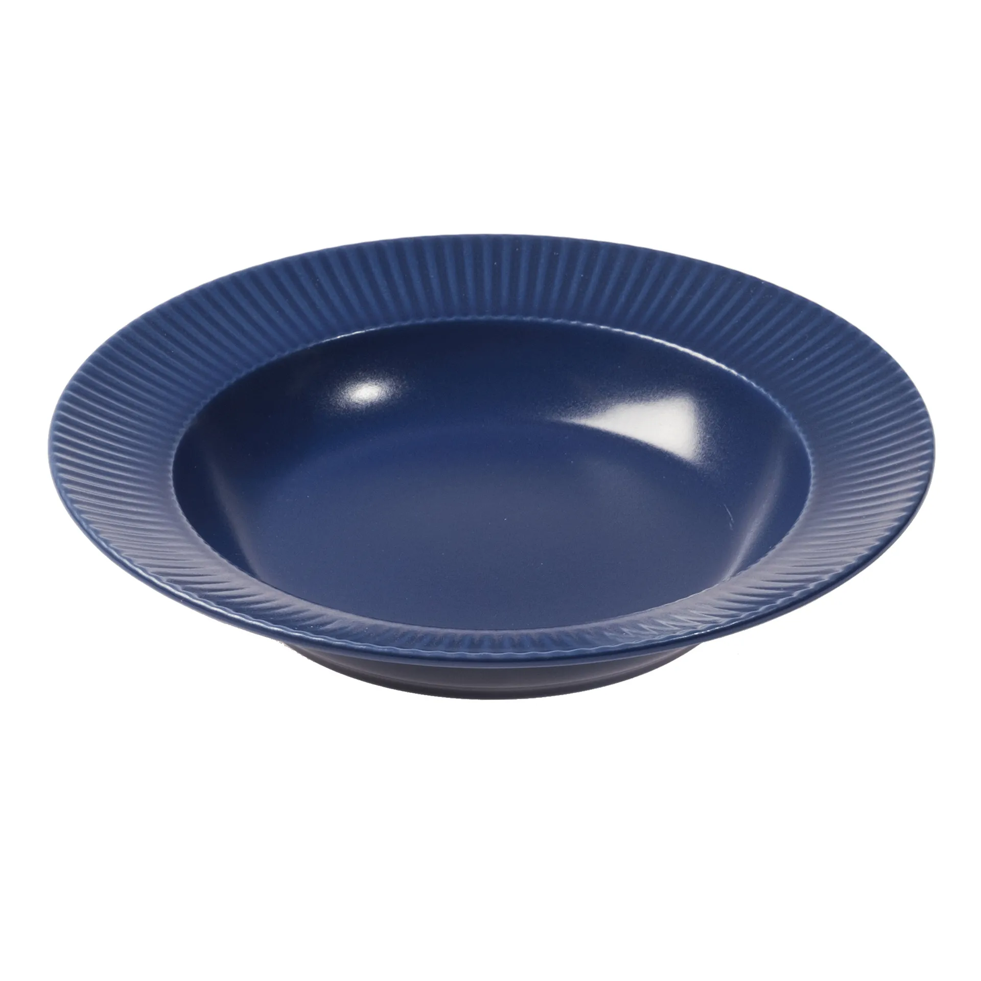 Assiette creuse Groovy Ø 23 cm, Bleu Aida