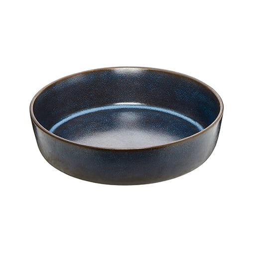 Aida Assiette creuse Raw 19,4 cm Midnight blue | Design Scandinave | Assiettes creuses | Bleu