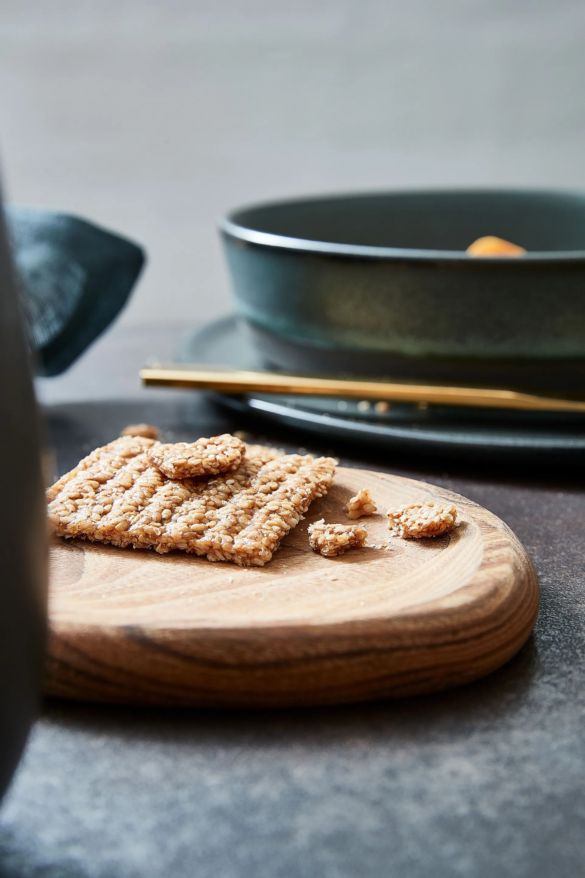 Assiette de fête Raw 13x11,4 cm lot de 2, Bois Aida