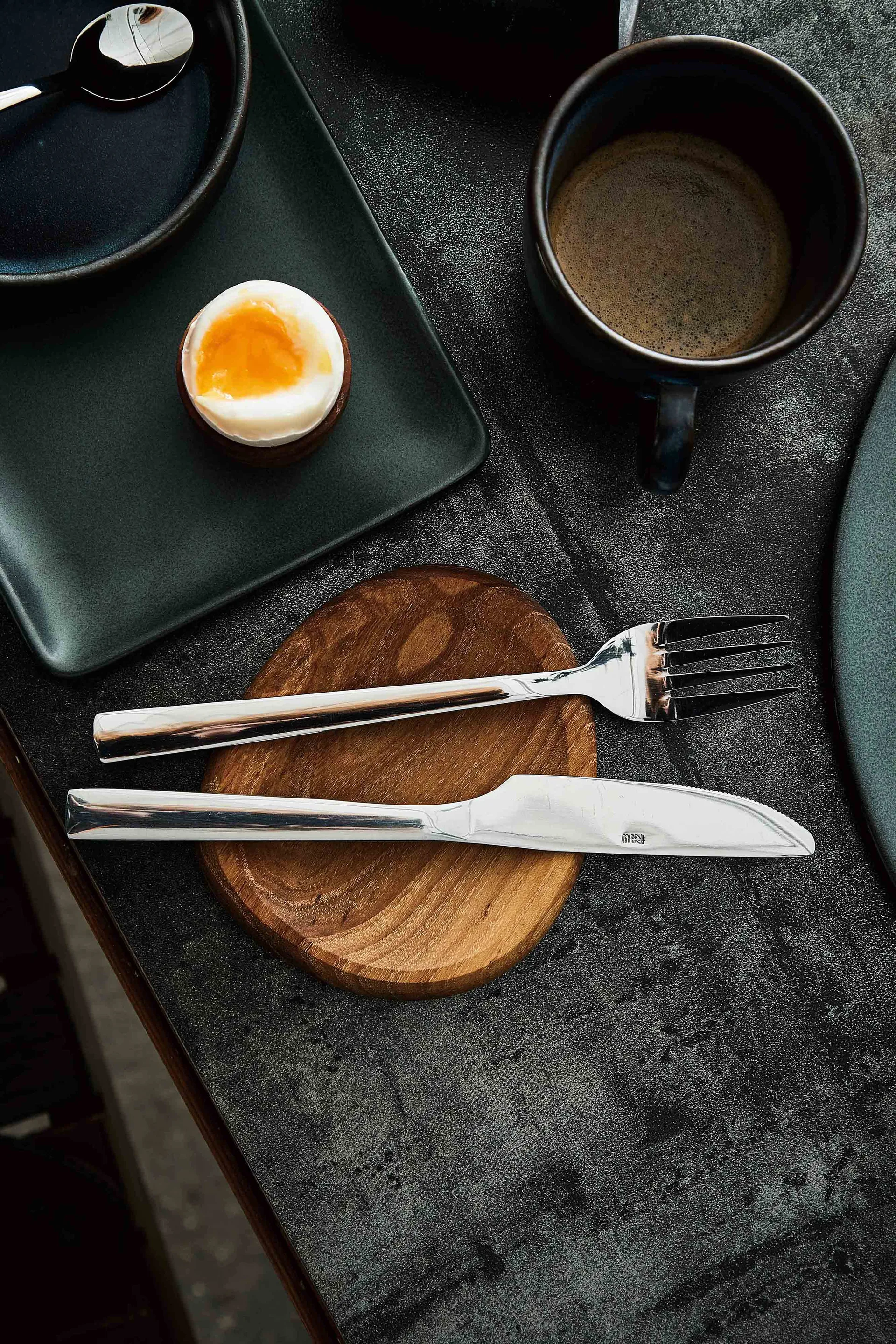 Assiette de fête Raw 13x11,4 cm lot de 2, Bois Aida