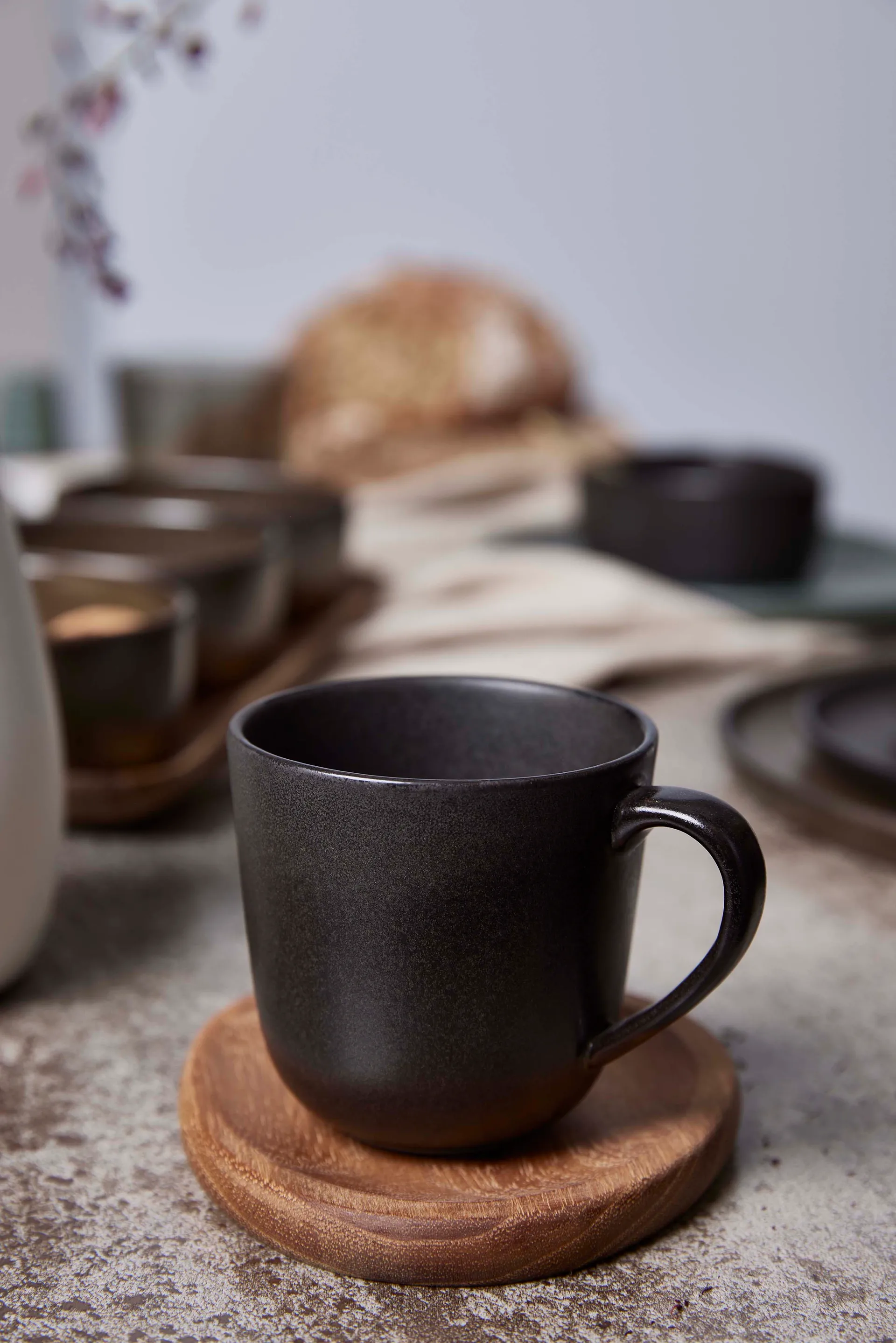 Assiette de fête Raw 13x11,4 cm lot de 2, Bois Aida