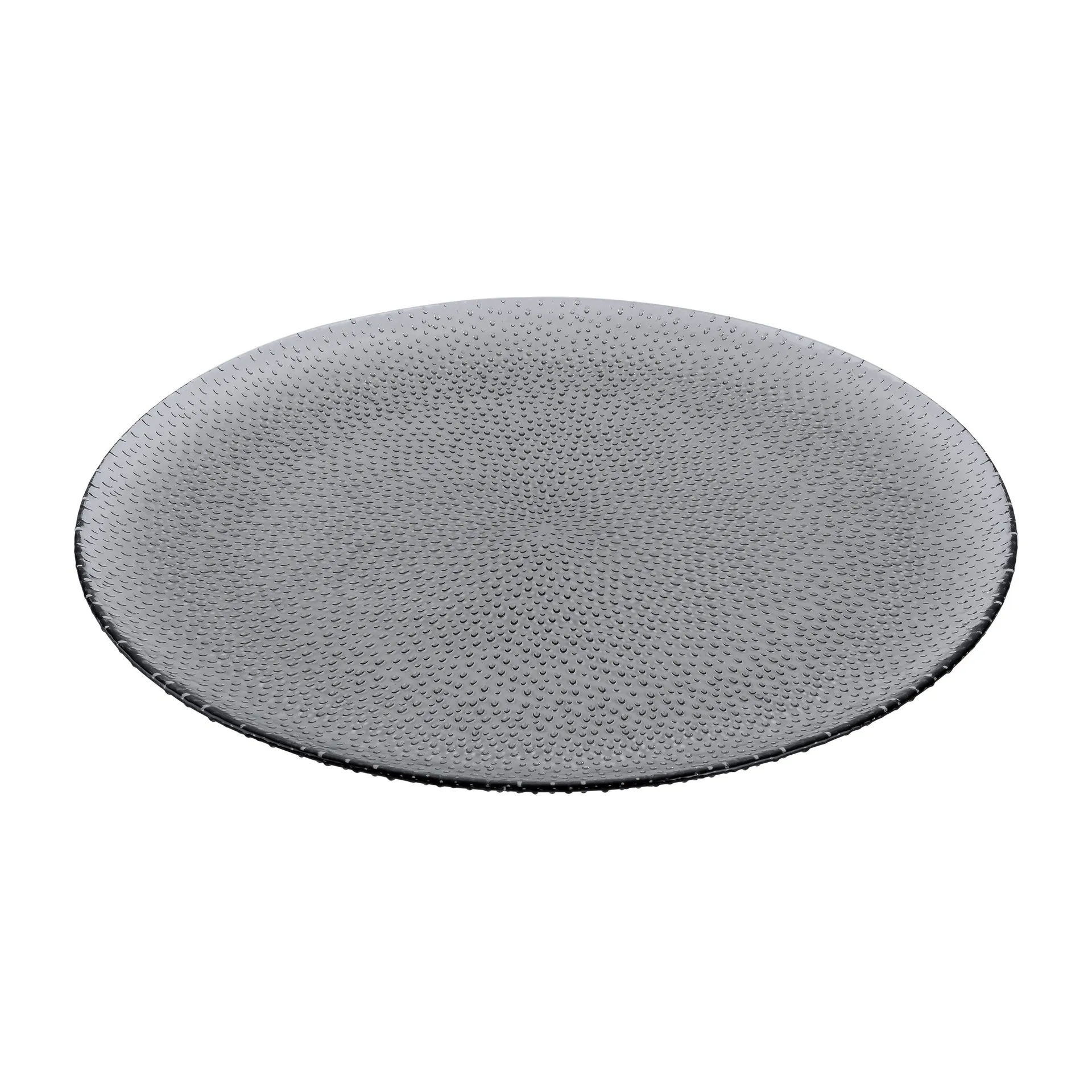 Assiette en verre Raw Ø27cm, Smoke Aida