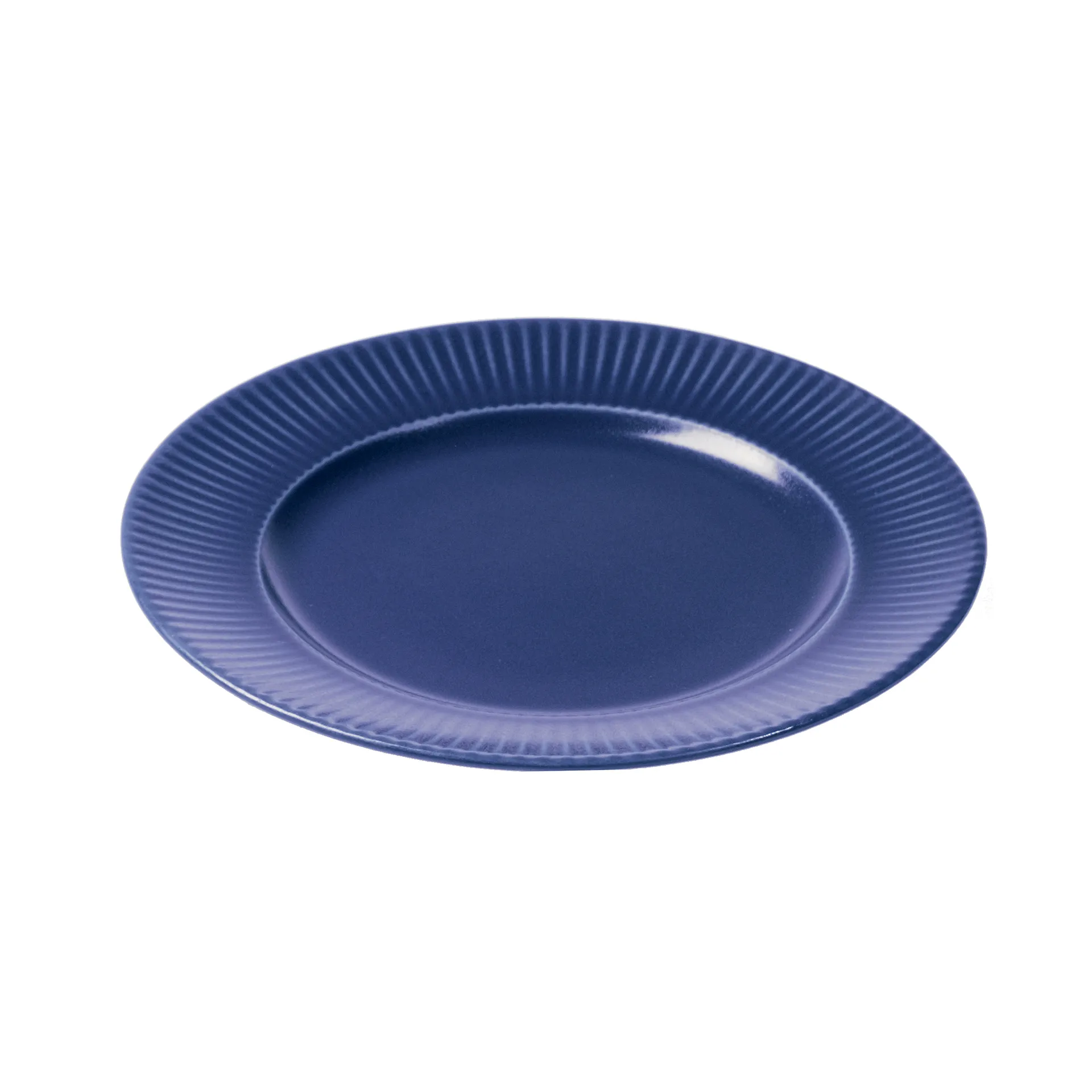 Assiette Groovy Ø 21 cm, Bleu Aida
