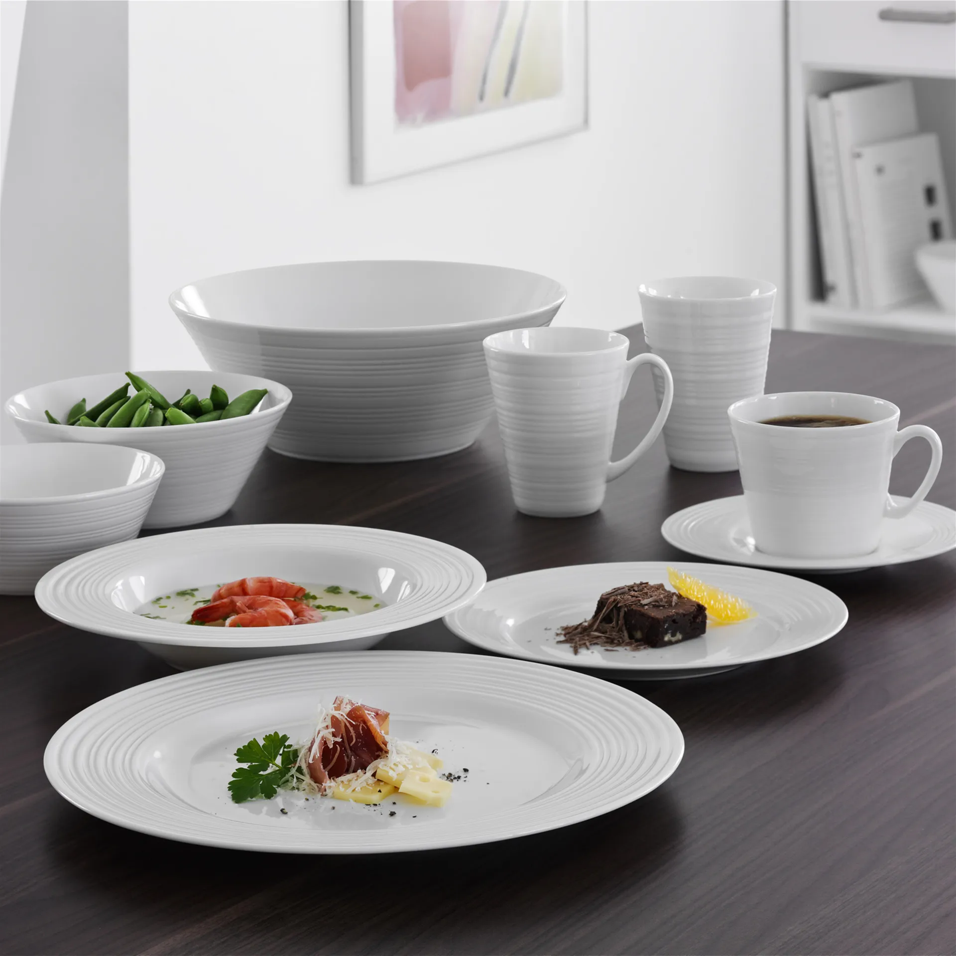 Assiette Passion lot de 4, Ø 23 cm Aida