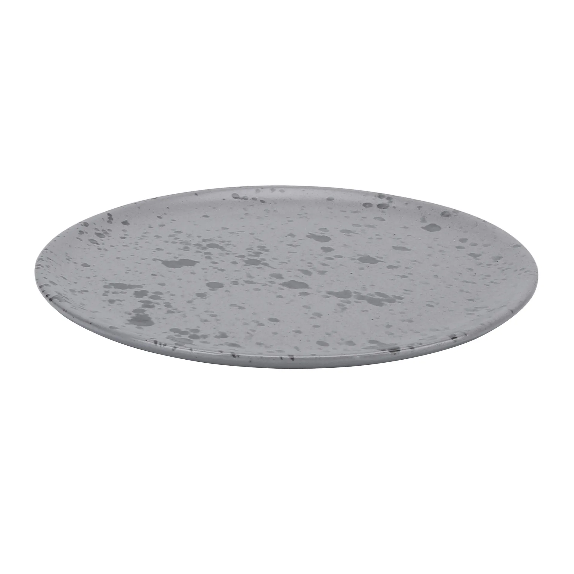 Assiette Raw Ø20 cm, gris à pois Aida