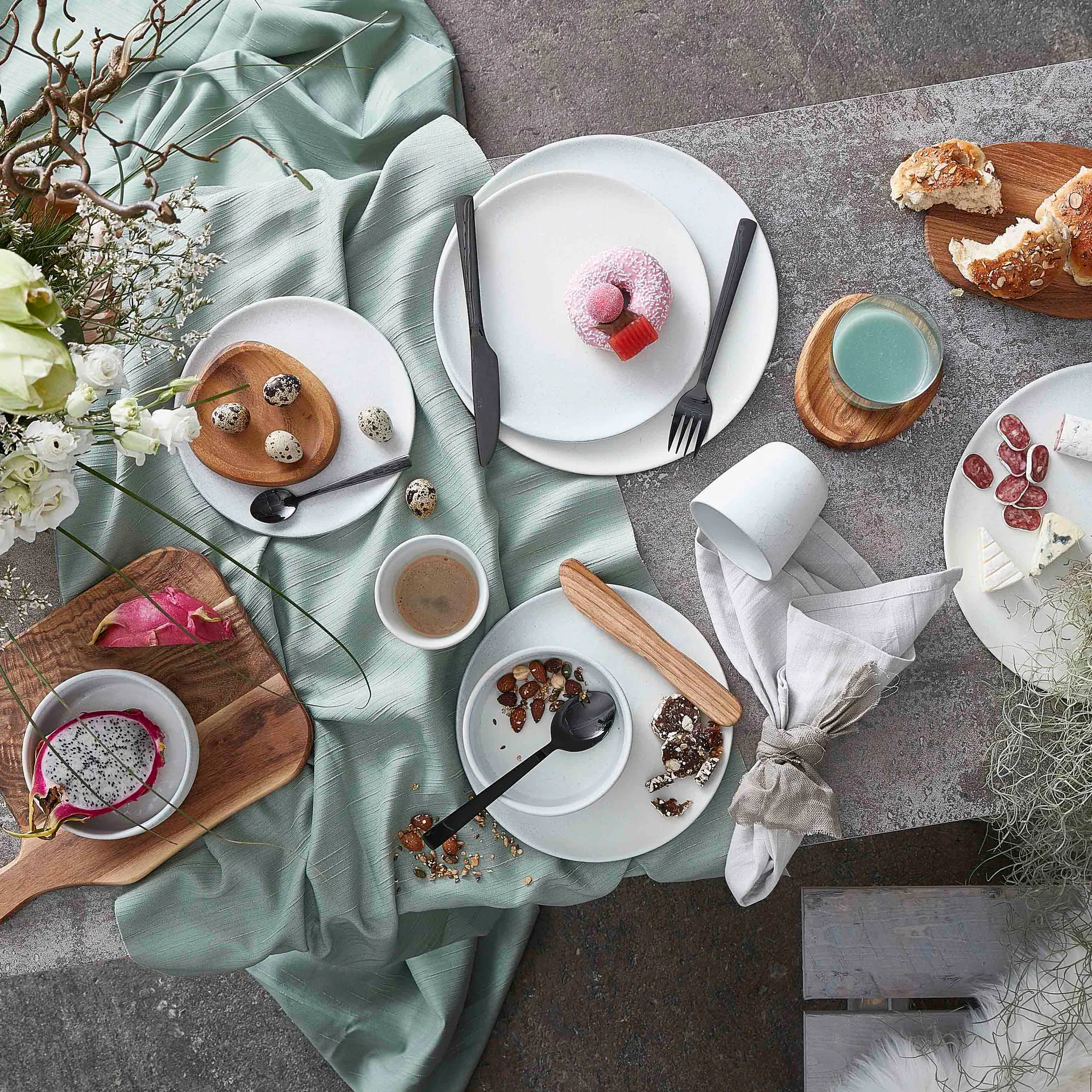 Assiette Raw Ø23 cm, Arctic white Aida