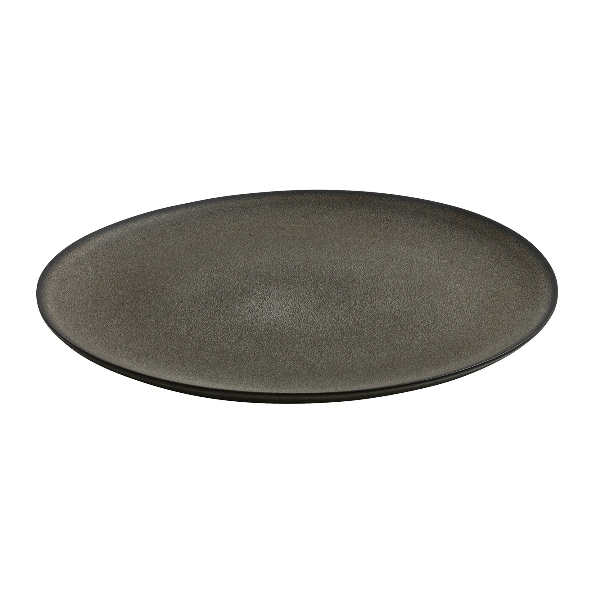 Assiette Raw Ø23 cm, Forest brown Aida