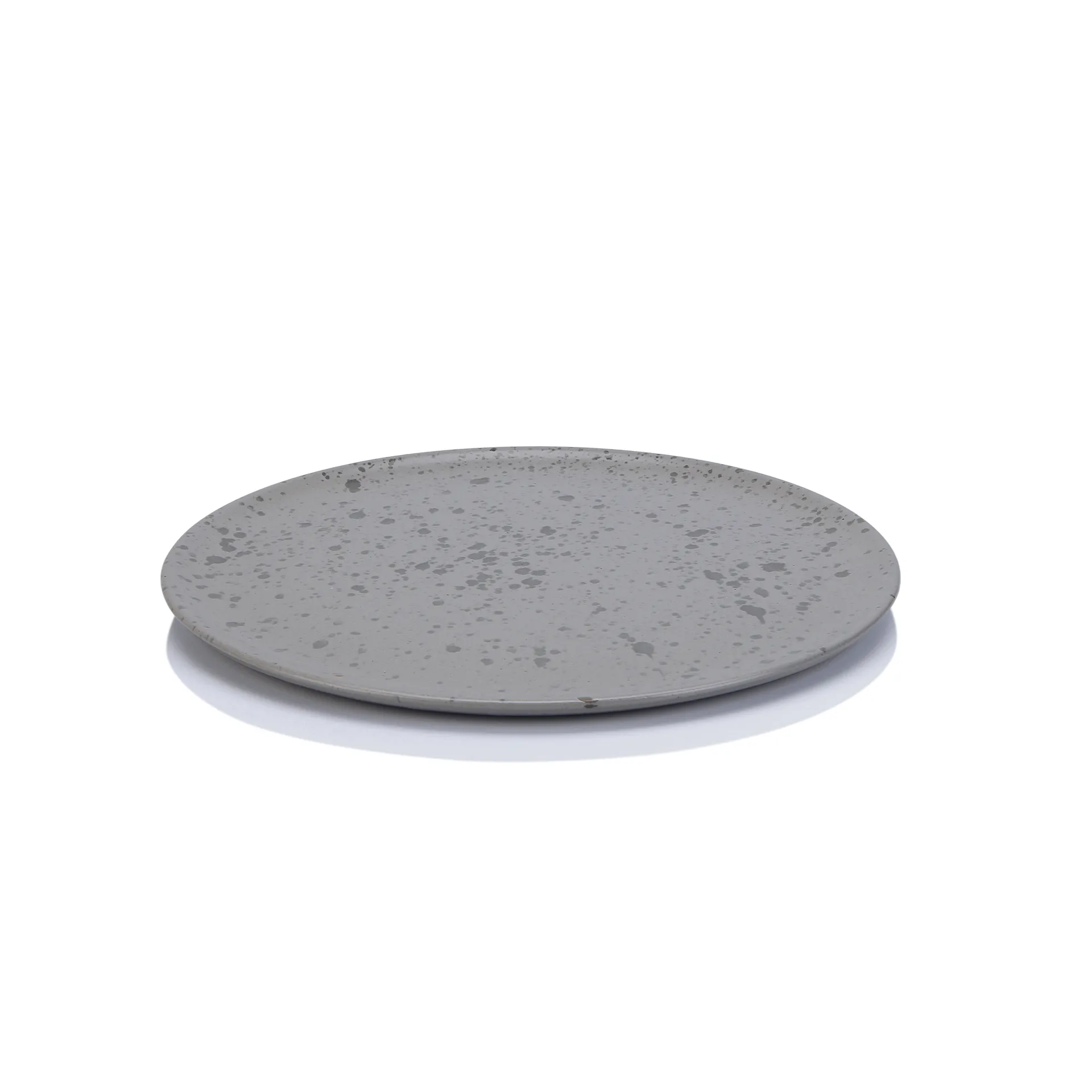 Assiette Raw 23 cm, gris à pois Aida