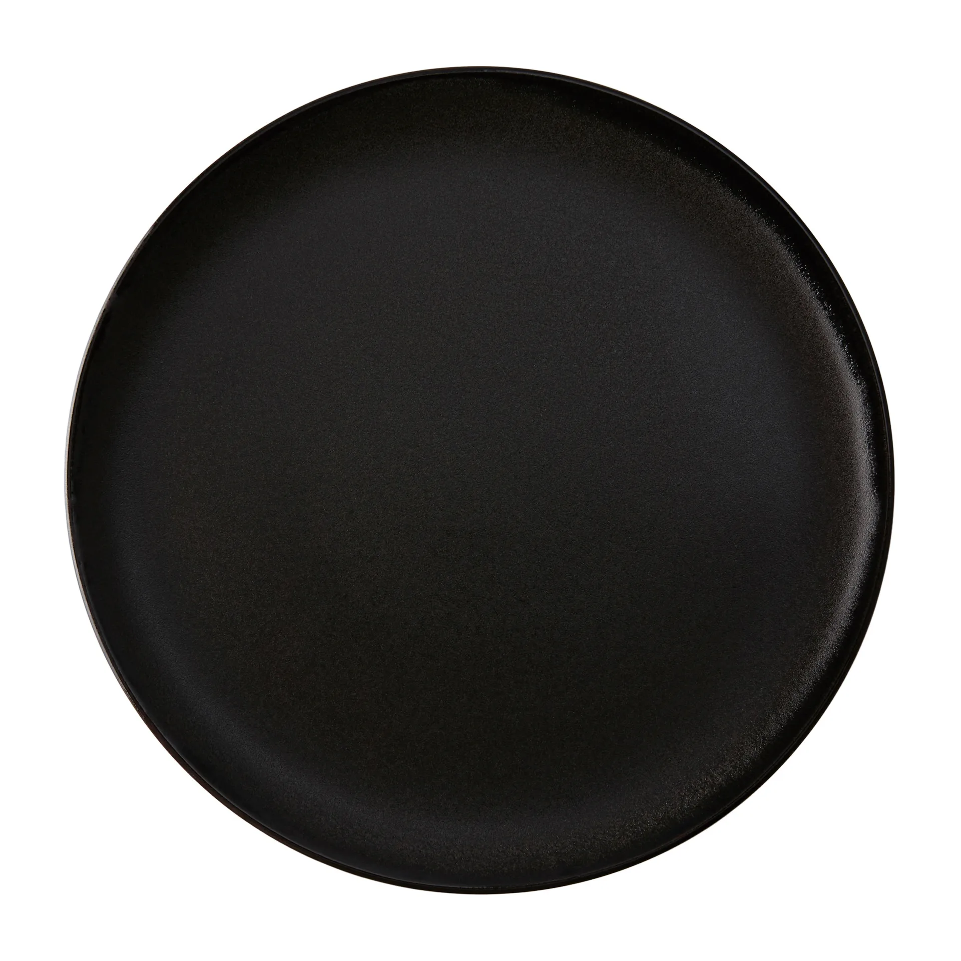 Assiette Raw Ø23 cm, Titanium black Aida