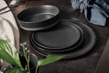 Assiette Raw Ø28 cm - Titanium black - Aida