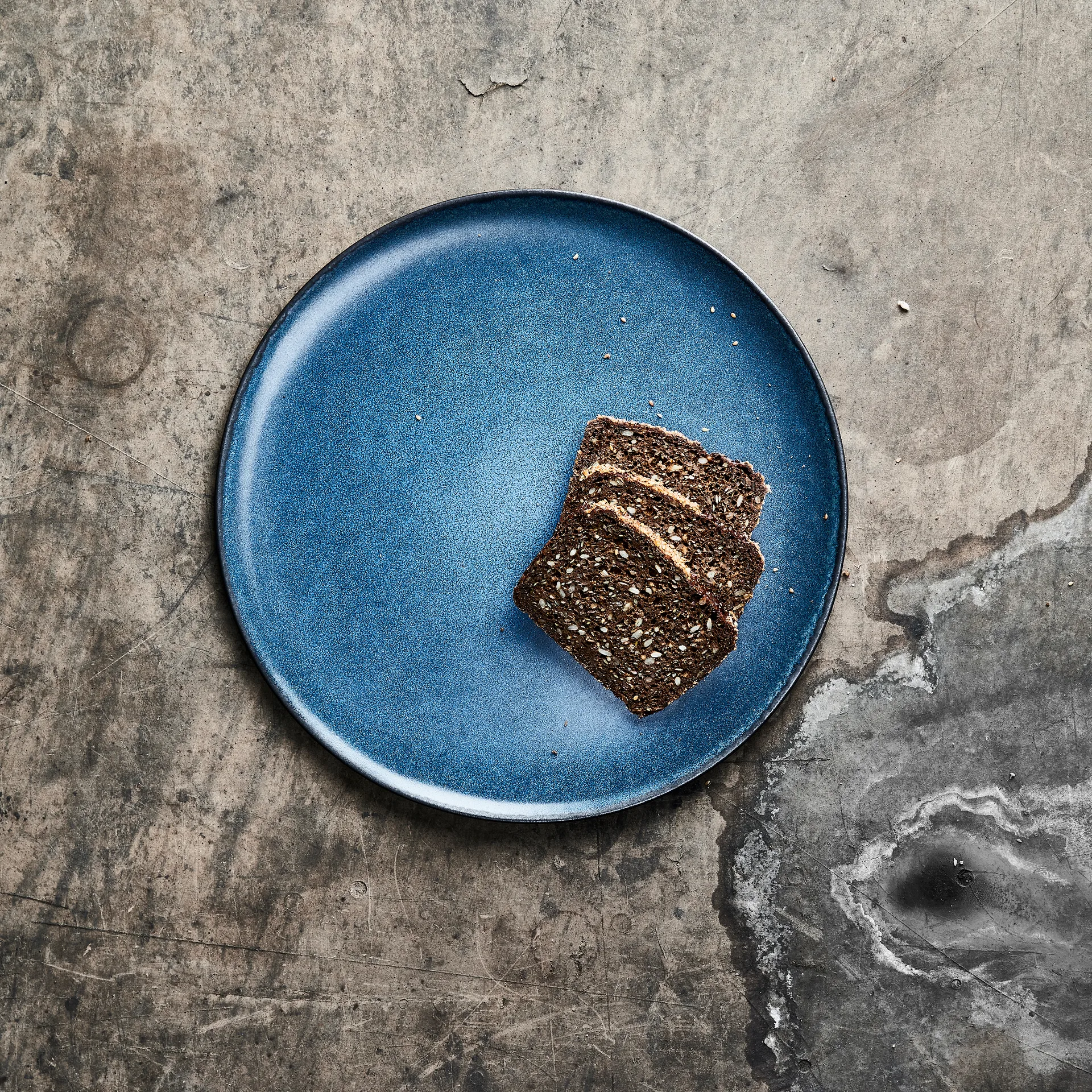 Assiette Raw Ø34cm, Midnight blue Aida