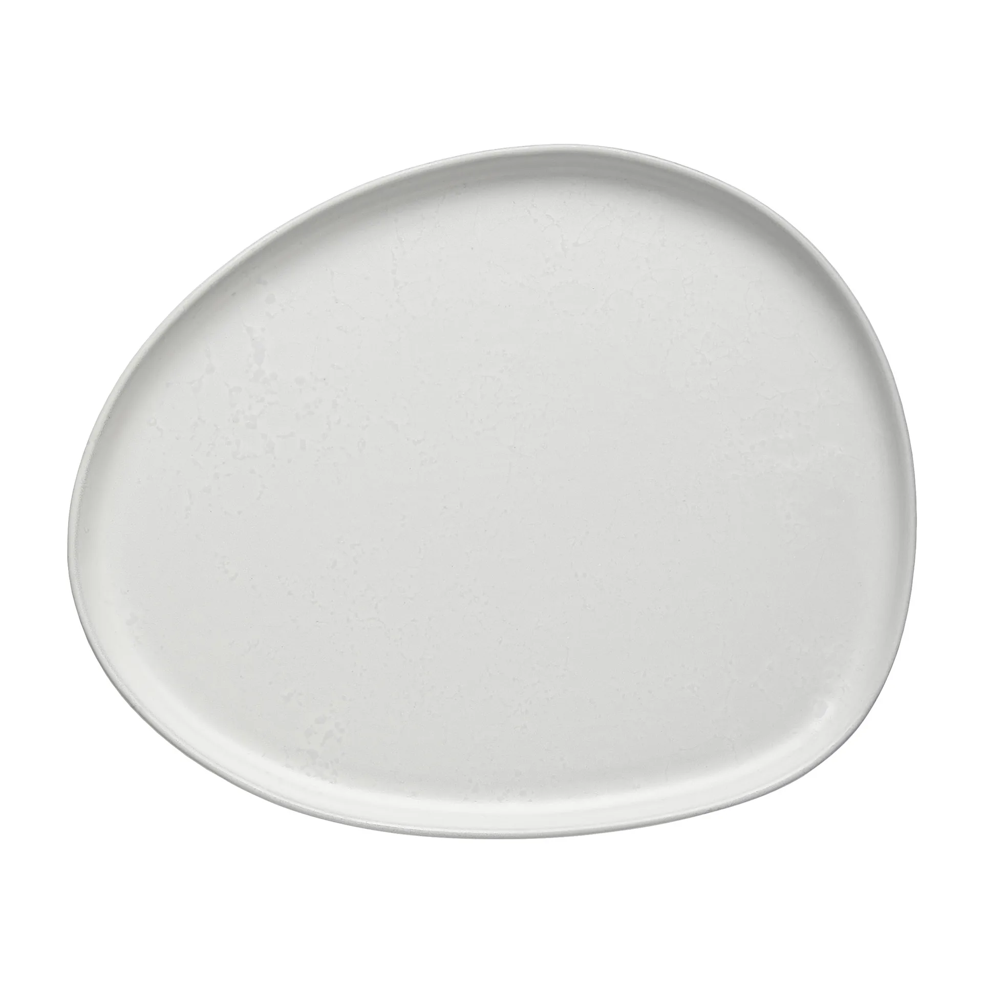 Assiette Raw Organic 24x21 cm, Blanc artique Aida